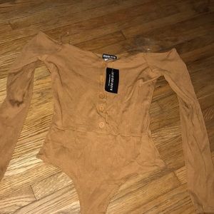 Brown Body Suit